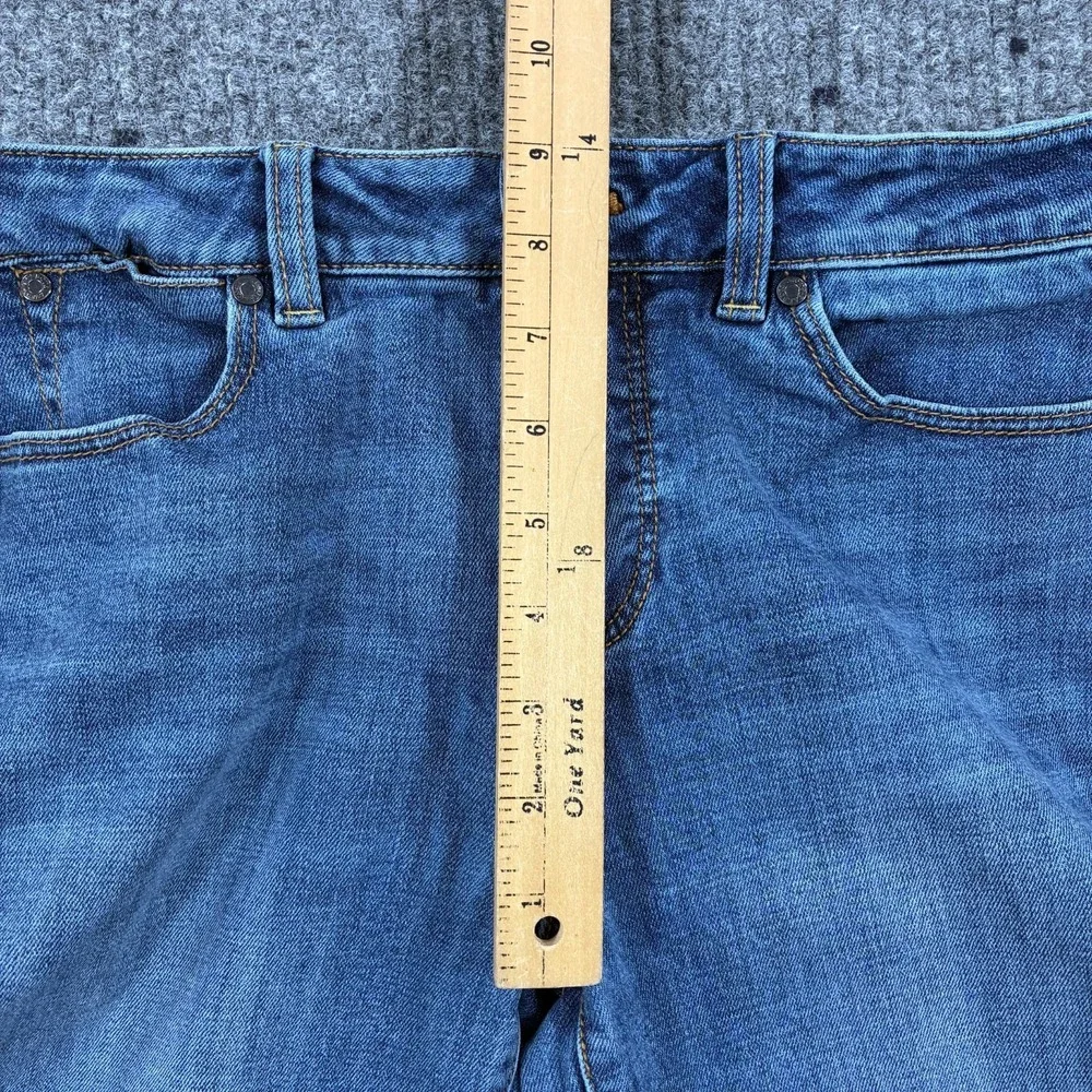 Talbots Simply Flattering 5 Pocket Jeans Womens 6 Bootcut Stretch Blue Denim - Picture 6 of 10